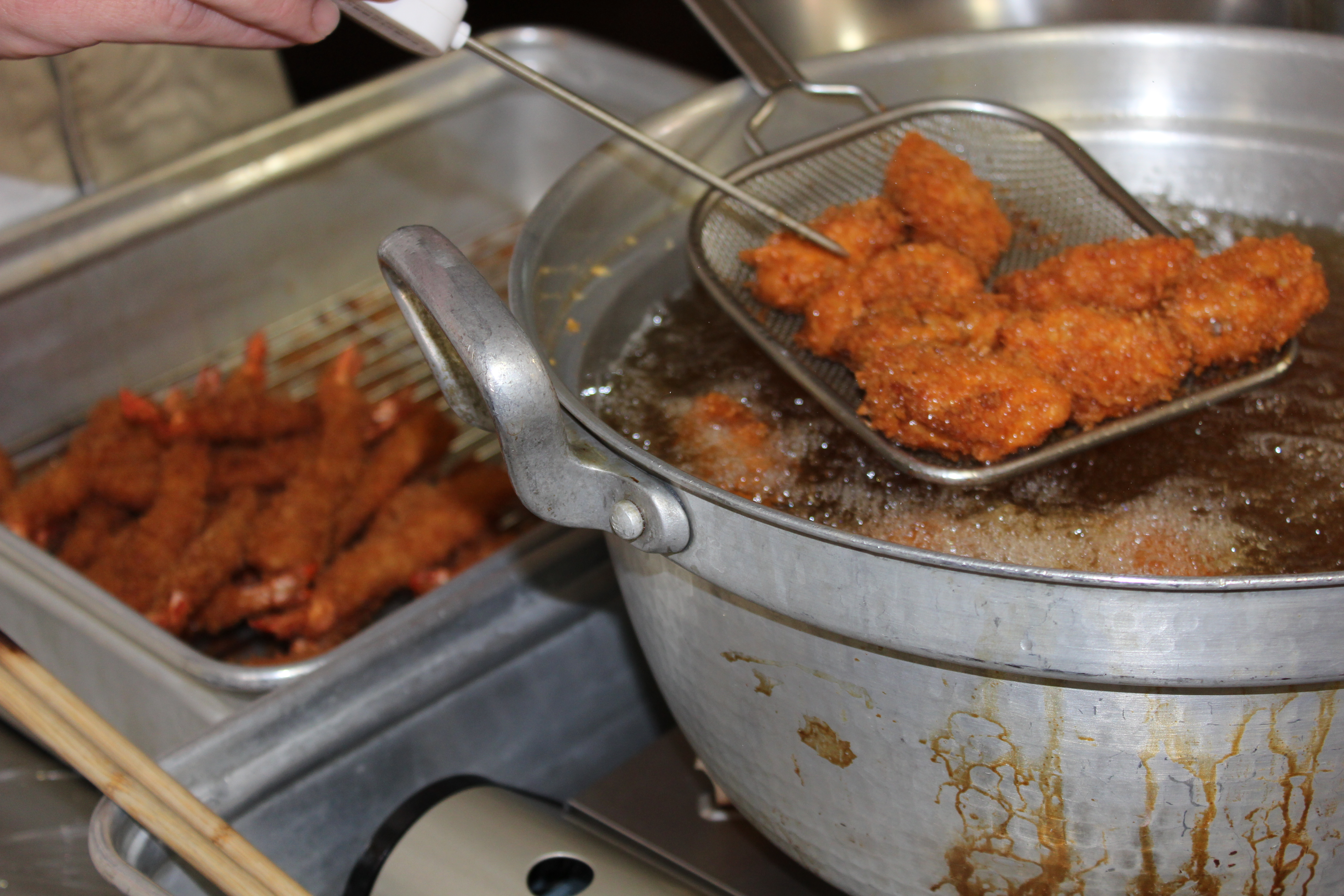 かきをあげています